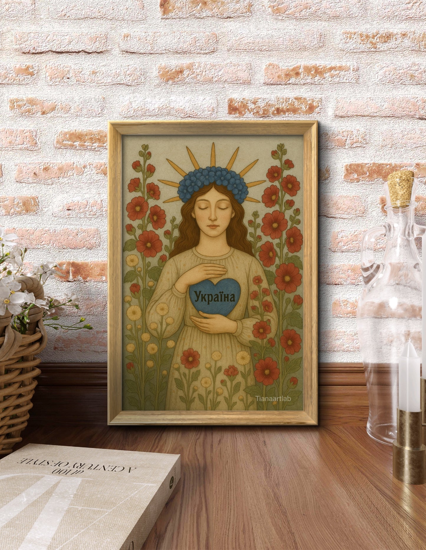 Ukrainian Poster Ukraine in Heart