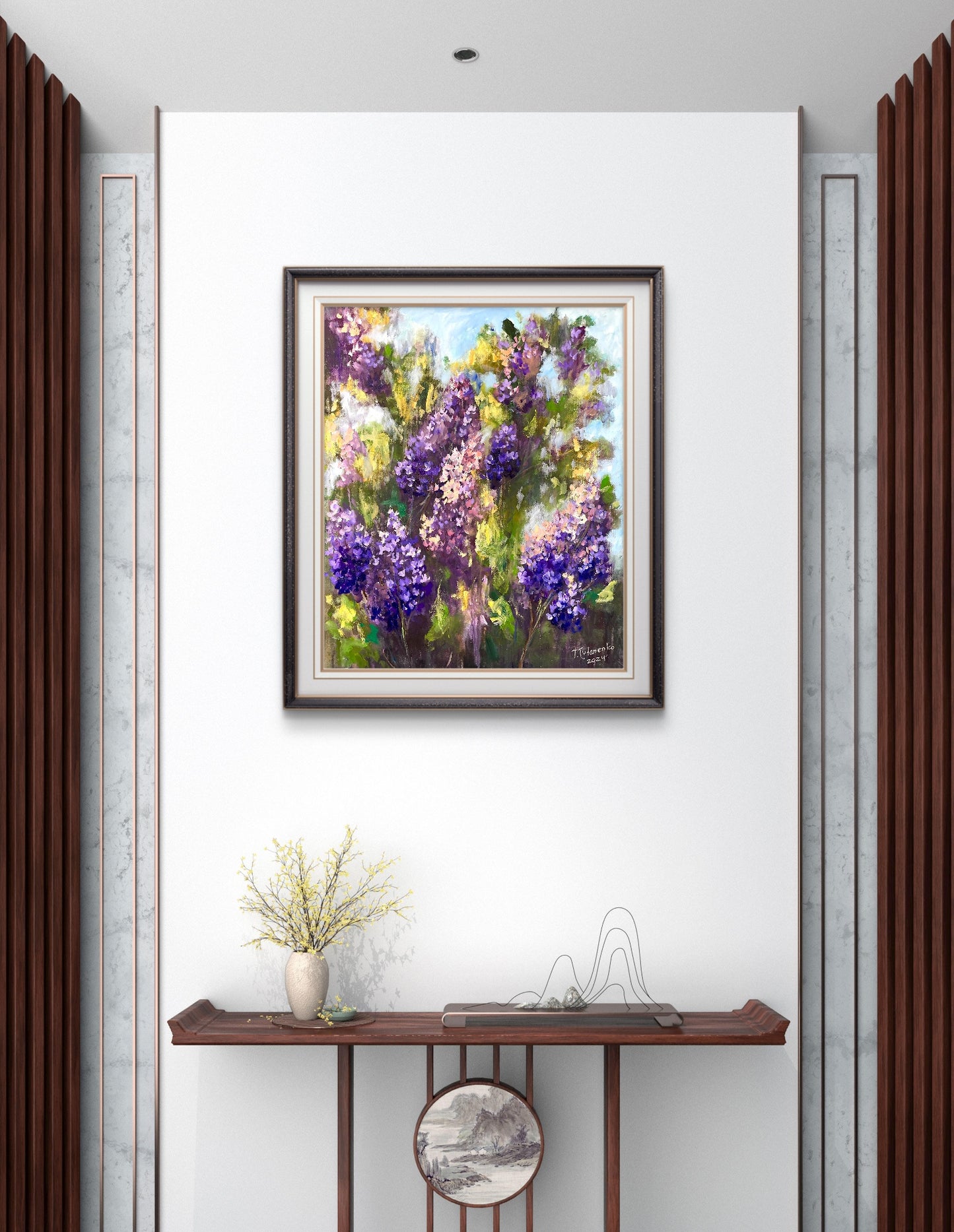 Lilac Photo paper poster Garden Wall Art