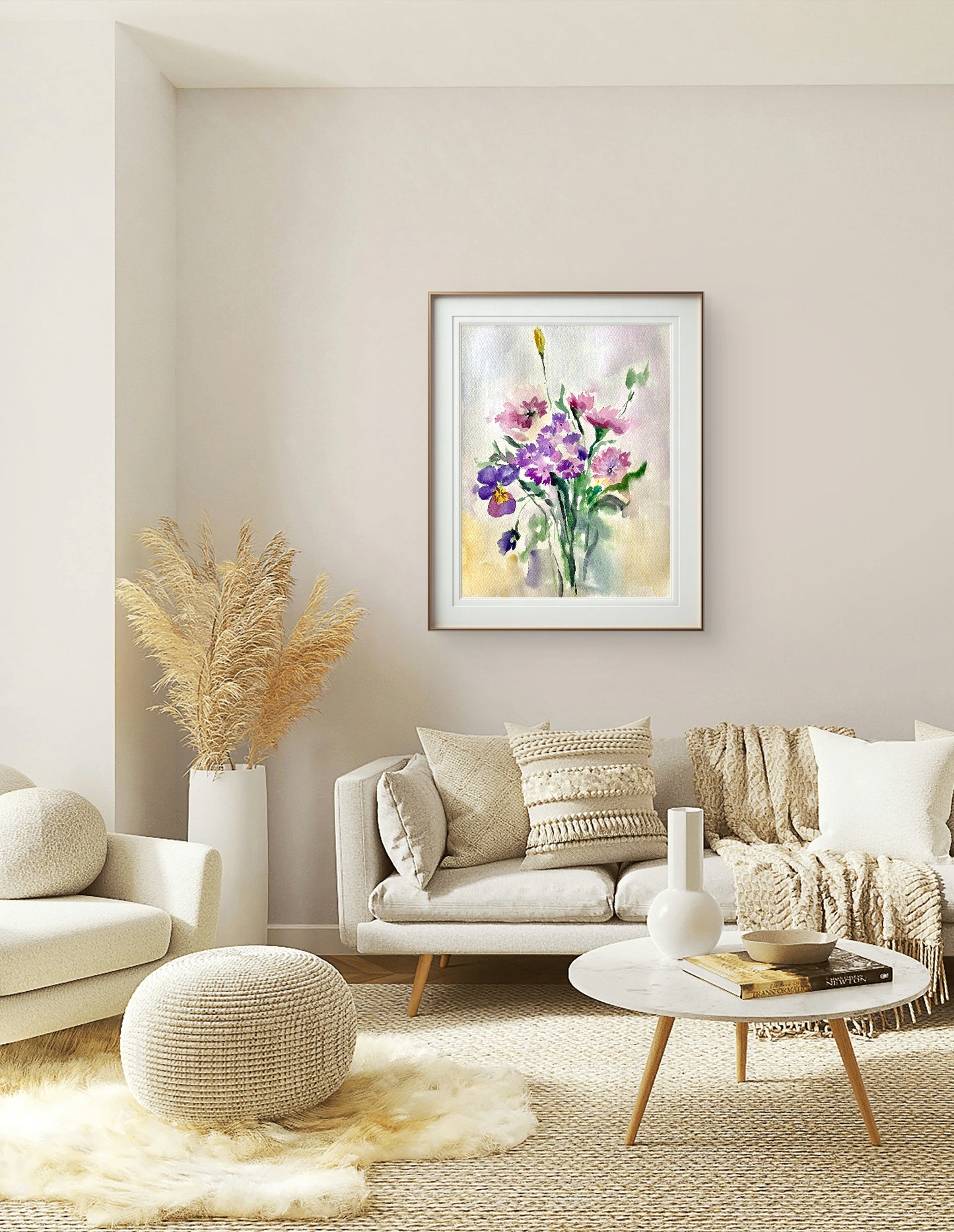 Watercolor Floral Poster