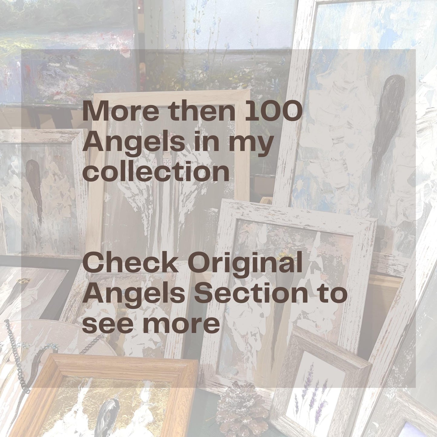 Mid century modern Angel painting Angel poster Minimalist painting Christian painting Simple Angel Guardian Angel