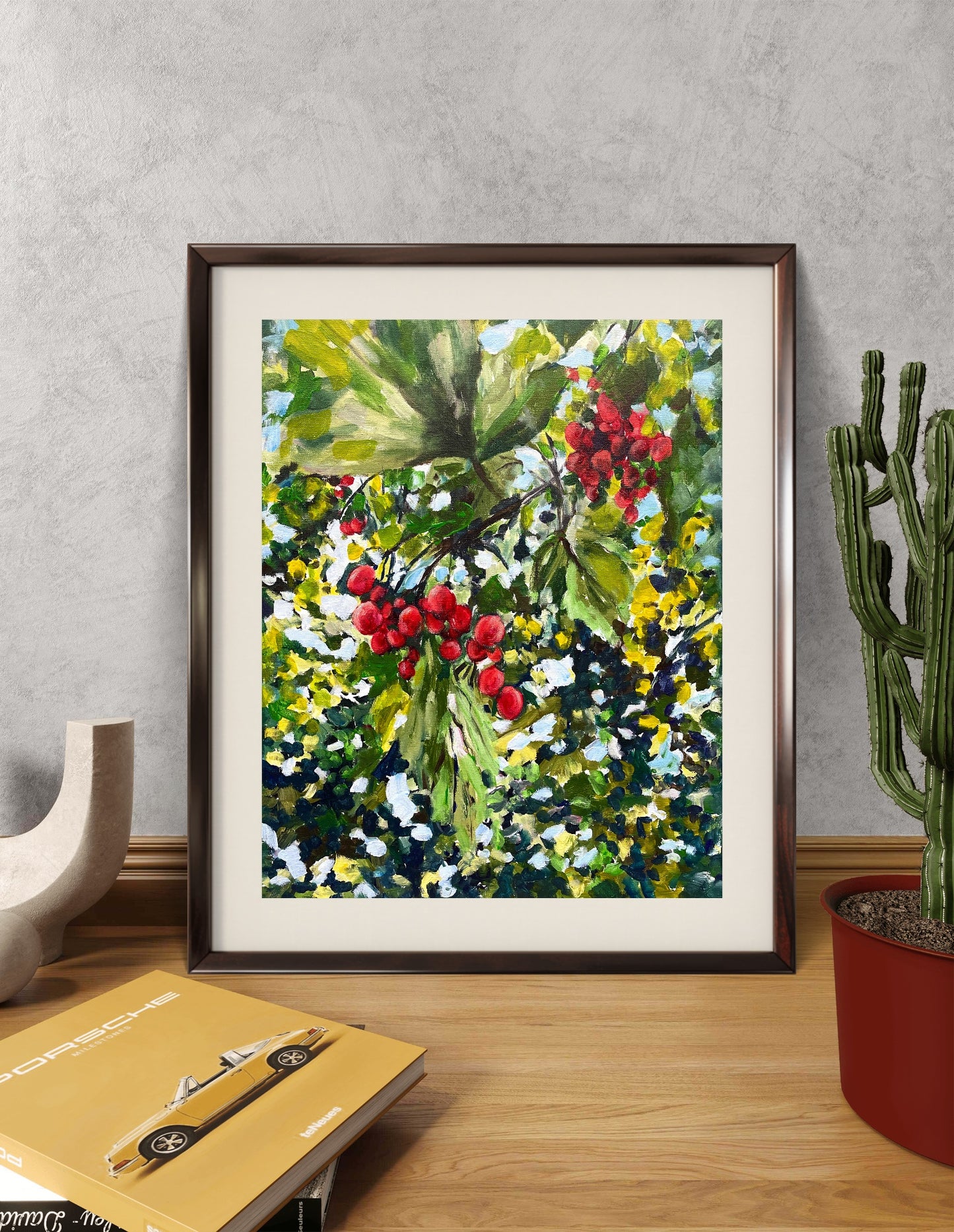 Viburnum Painting Botanical Poster