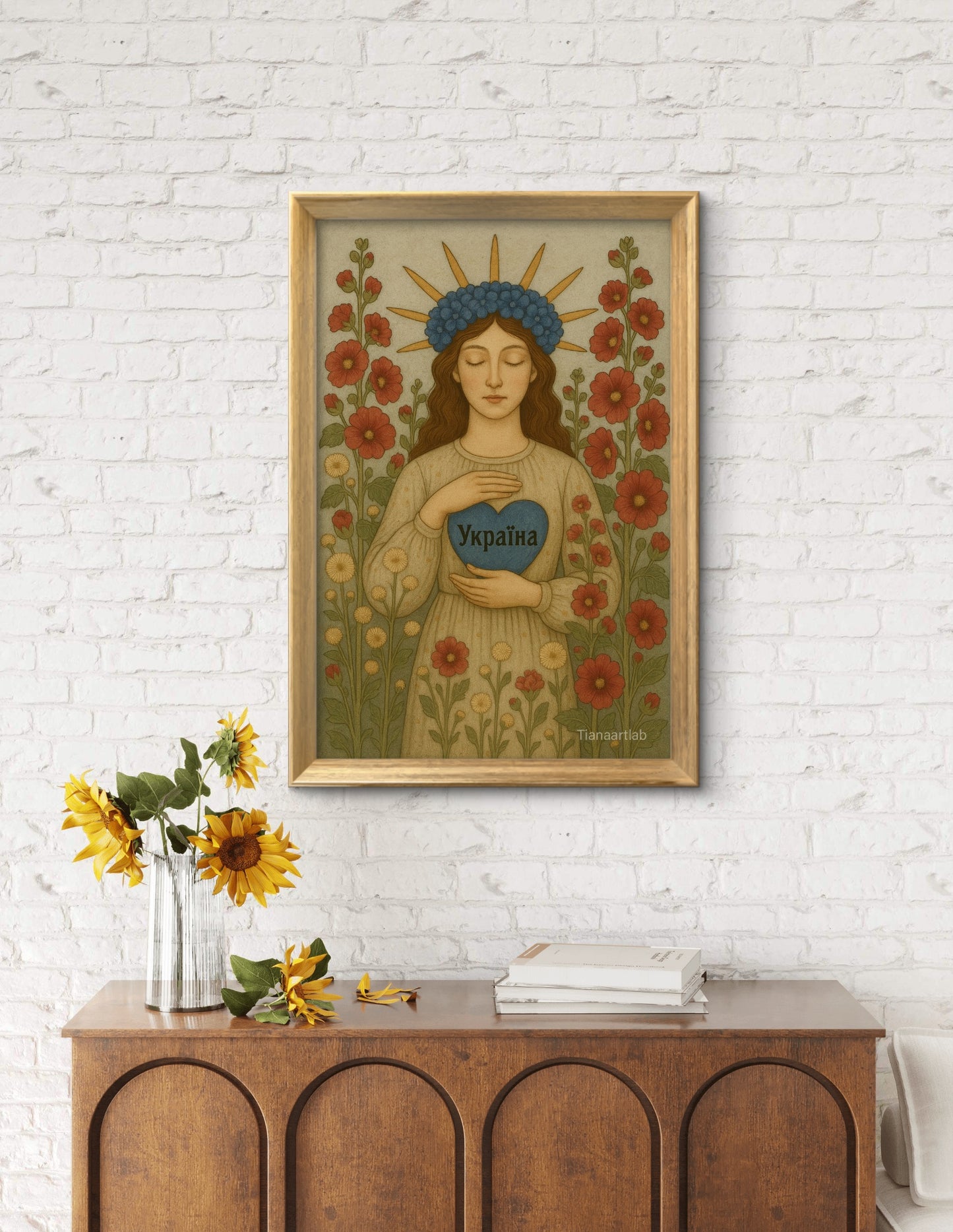 Ukrainian Poster Ukraine in Heart