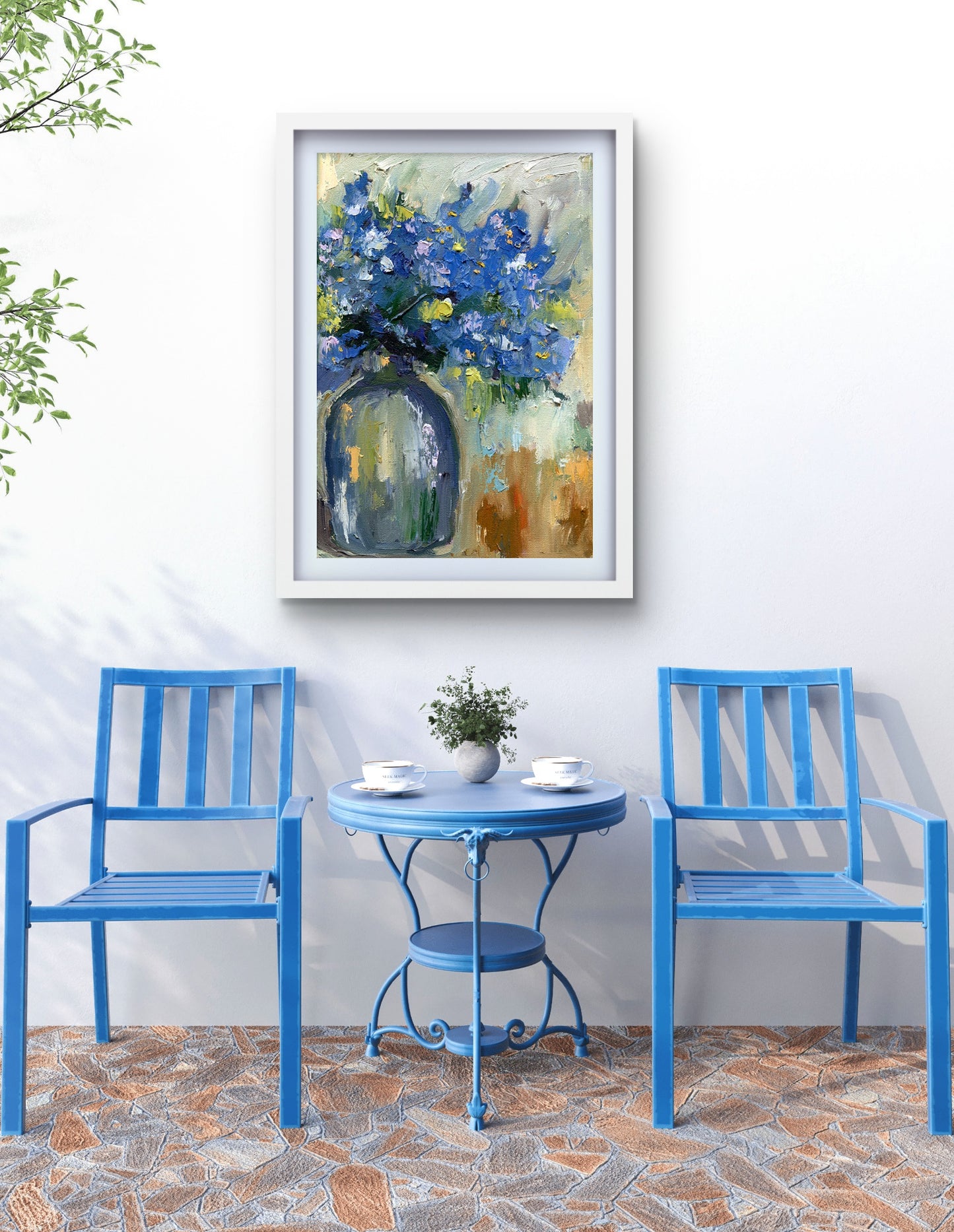 Forget Me Nots Framed poster