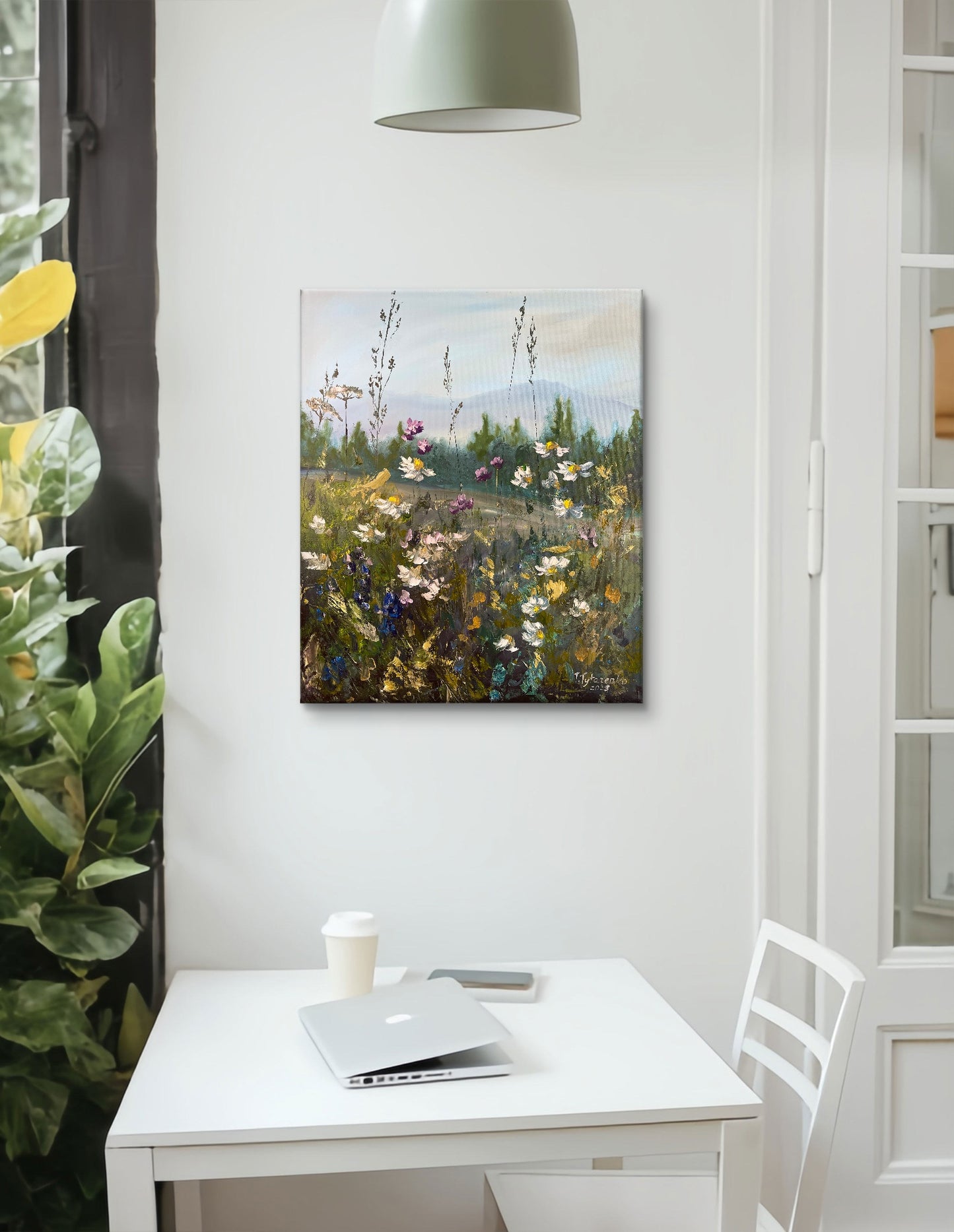 Wildflower Wall Art Canvas Art Print