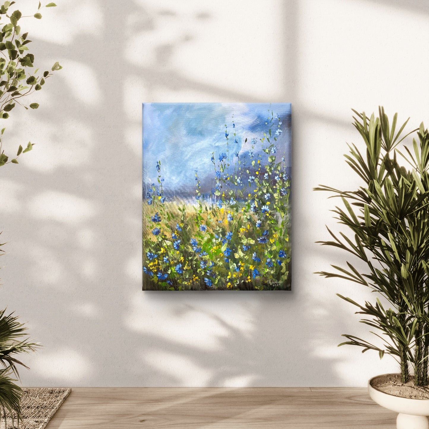 Wildflower Painting Original Floral Wall Art