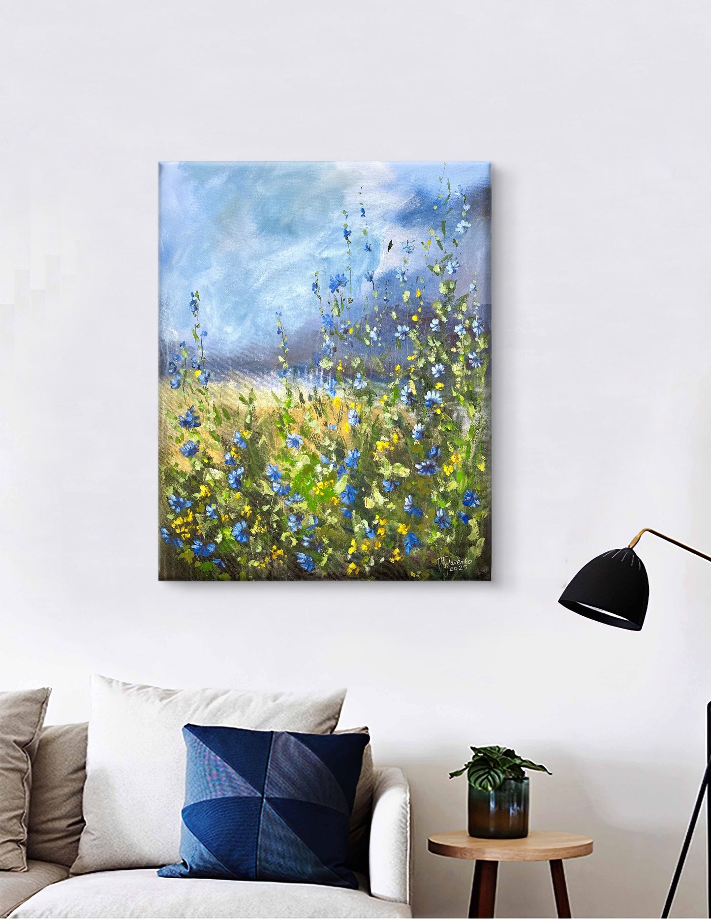 Wildflower Painting Original Floral Wall Art