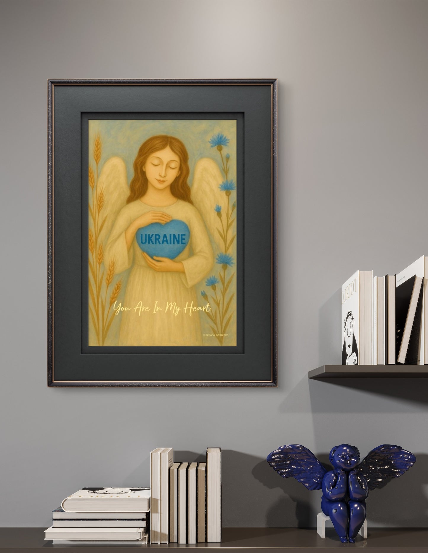 Ukrainian Angel You are in my Heart Gift for Ukrainian