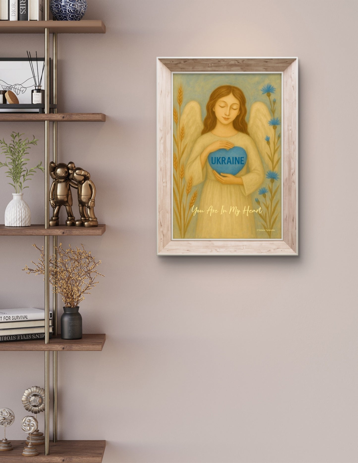 Ukrainian Angel You are in my Heart Gift for Ukrainian