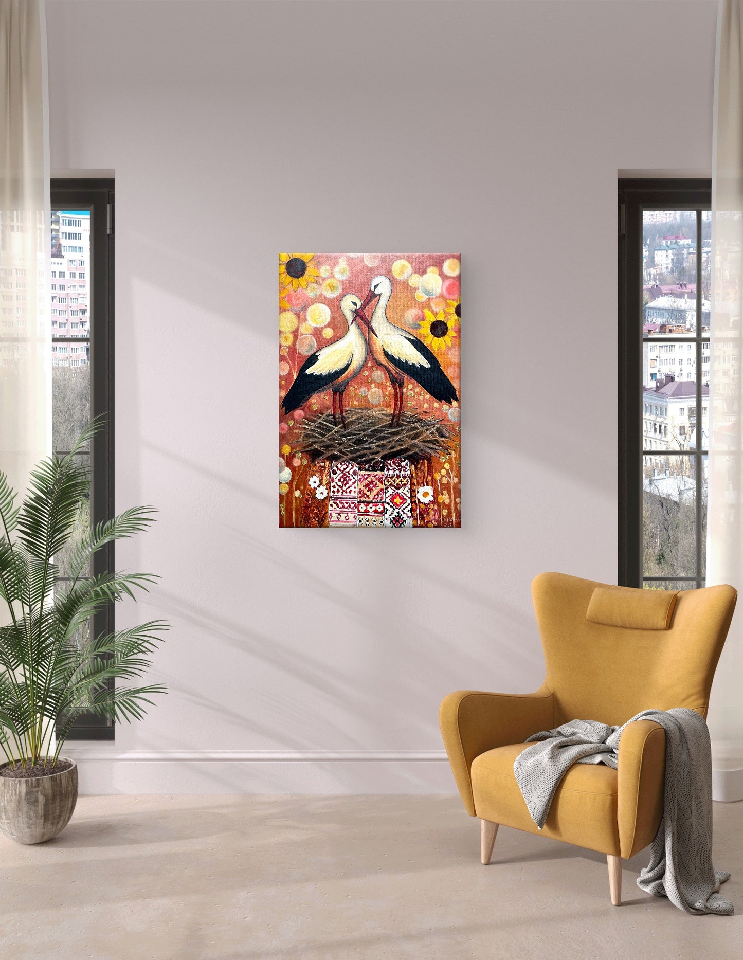 “Homecoming” Original Ukrainian Wall Art