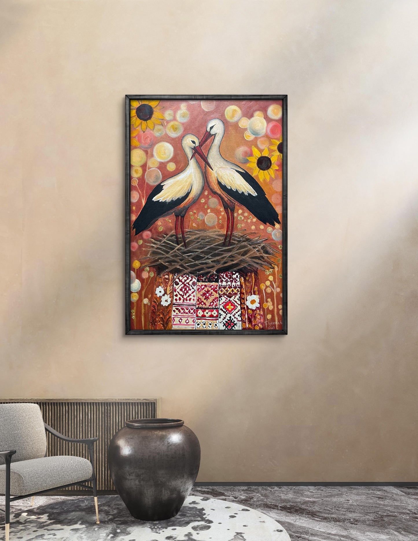“Homecoming” Original Ukrainian Wall Art