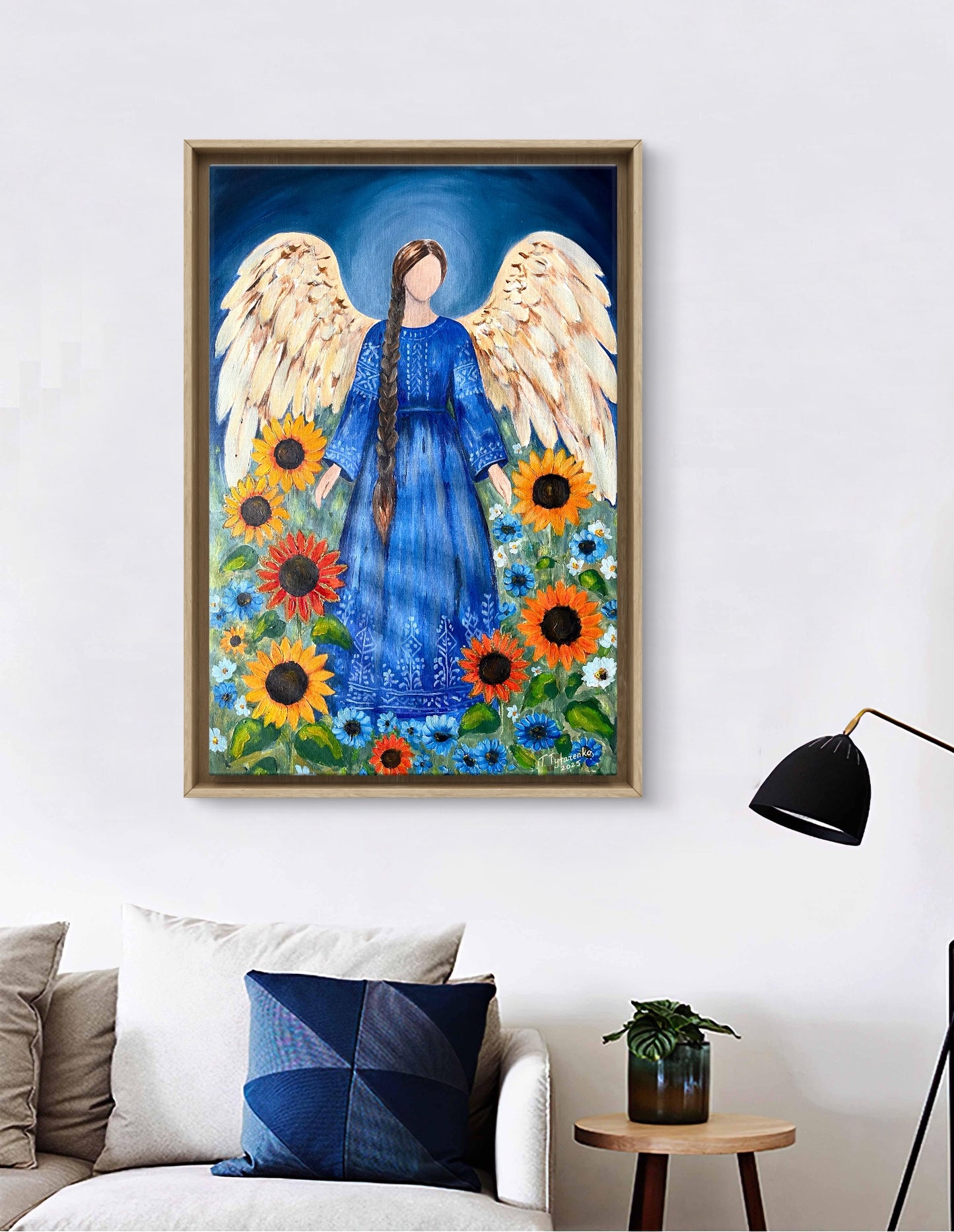 Angel of Light Original Wall Art Ukrainian Style Art