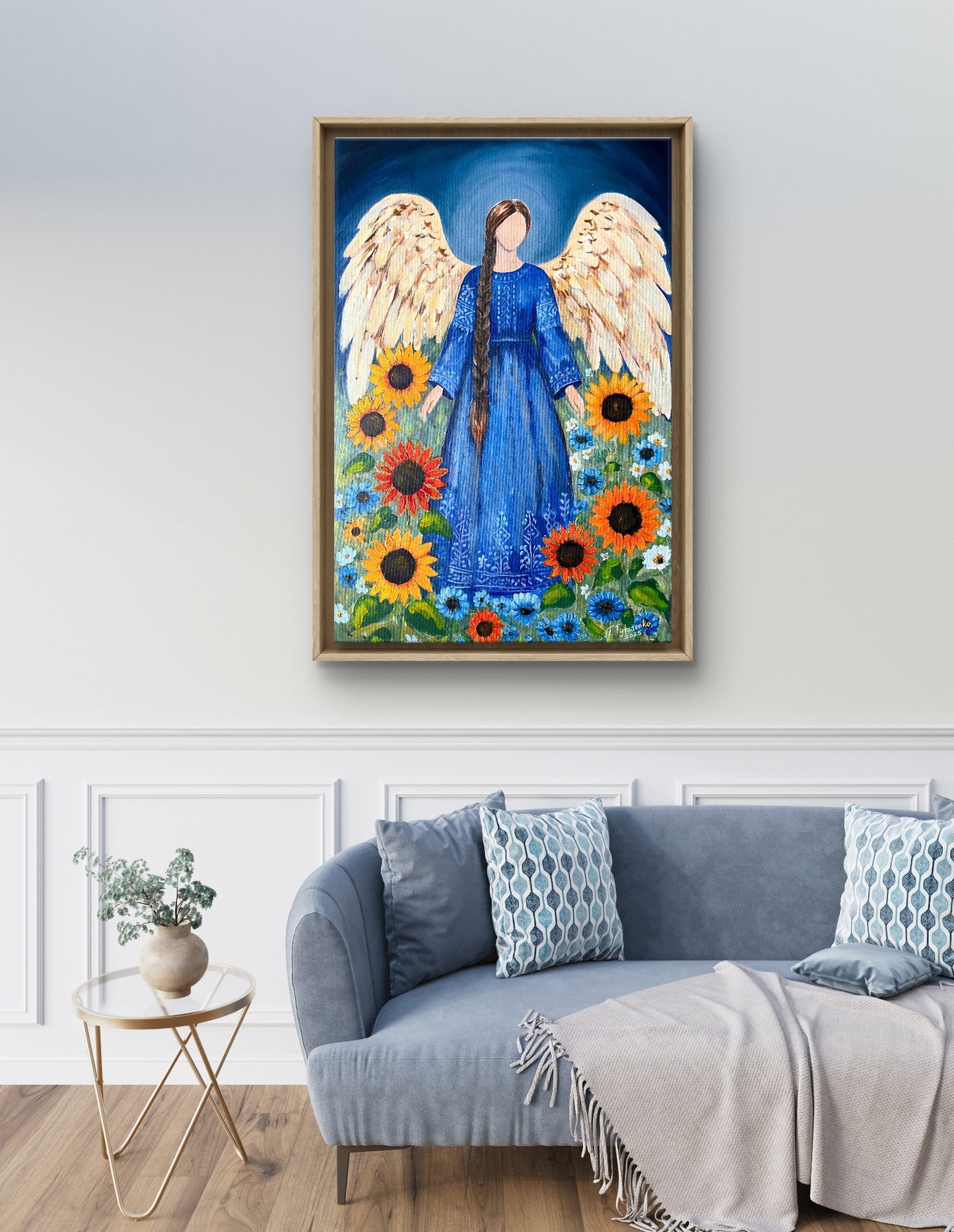 Angel of Light Original Wall Art Ukrainian Style Art