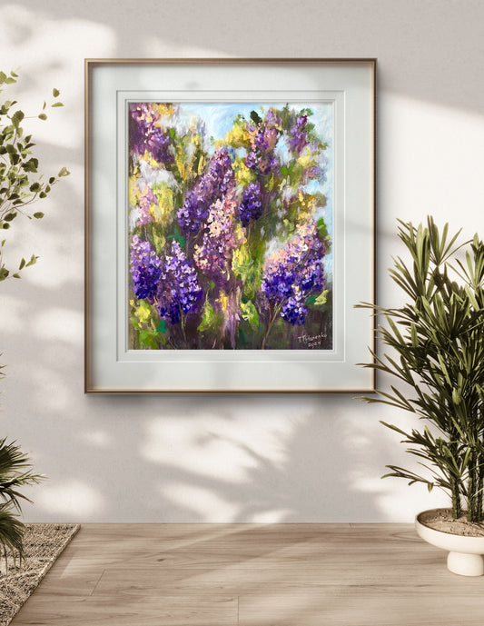 Lilac Photo paper poster Garden Wall Art