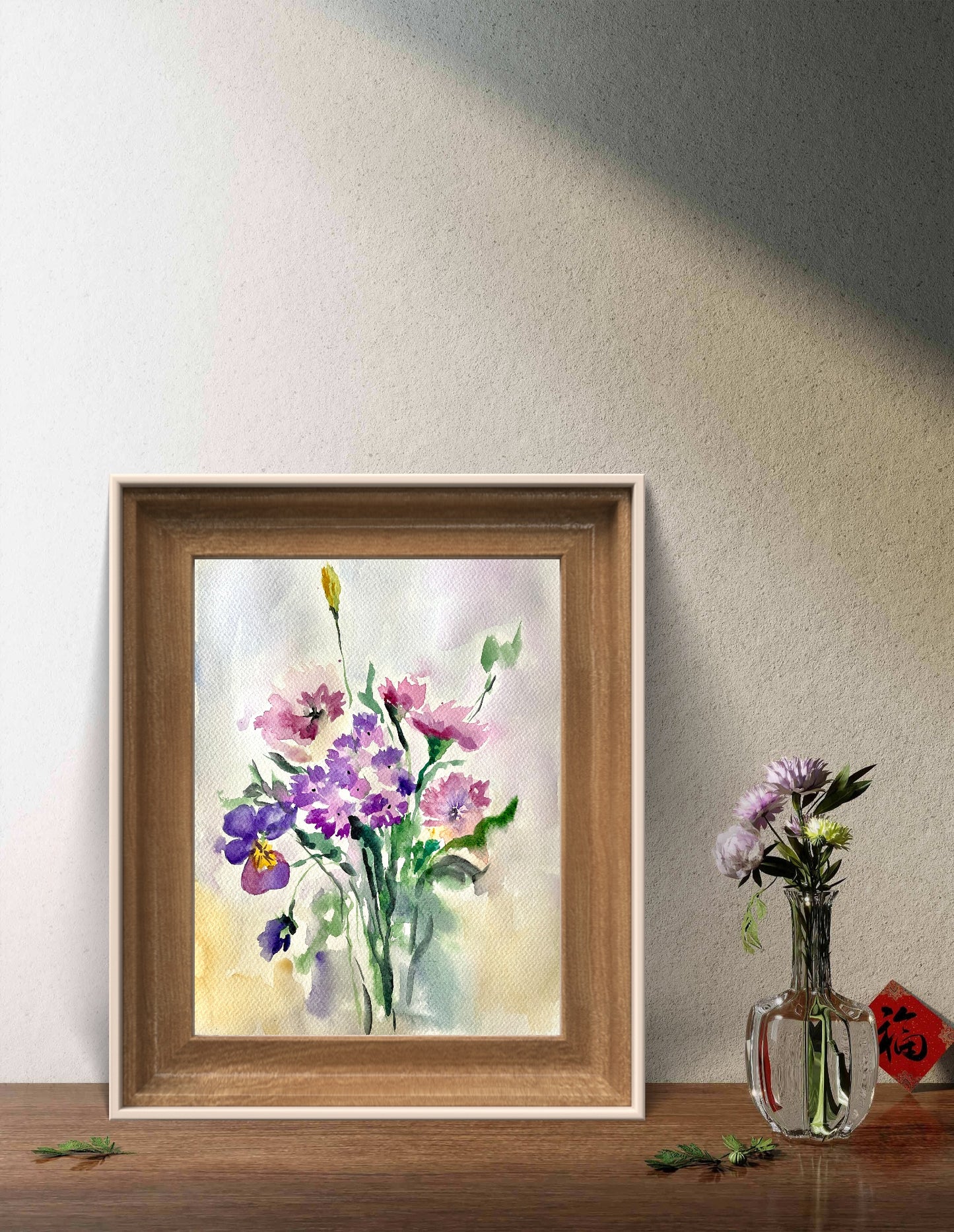 Watercolor Floral Poster