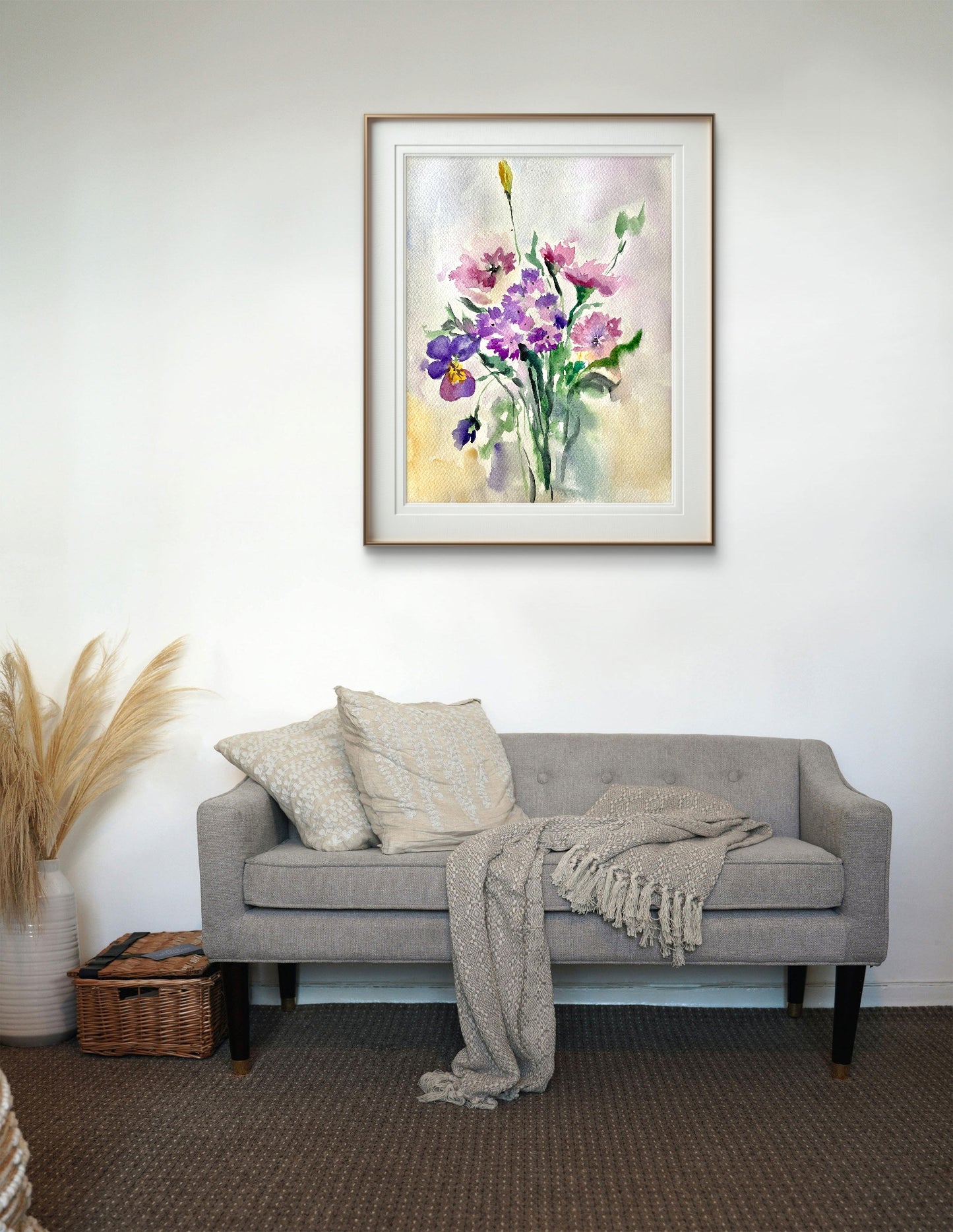 Watercolor Floral Poster