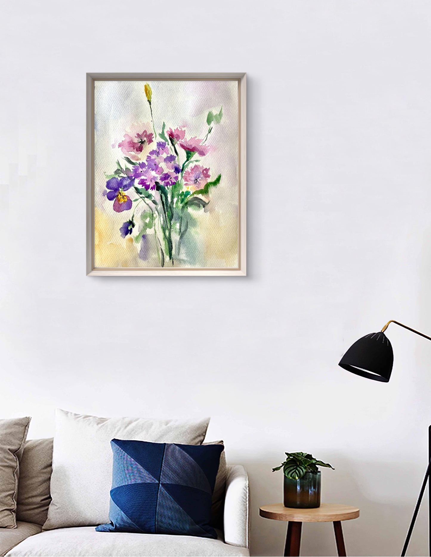 Watercolor Floral Poster