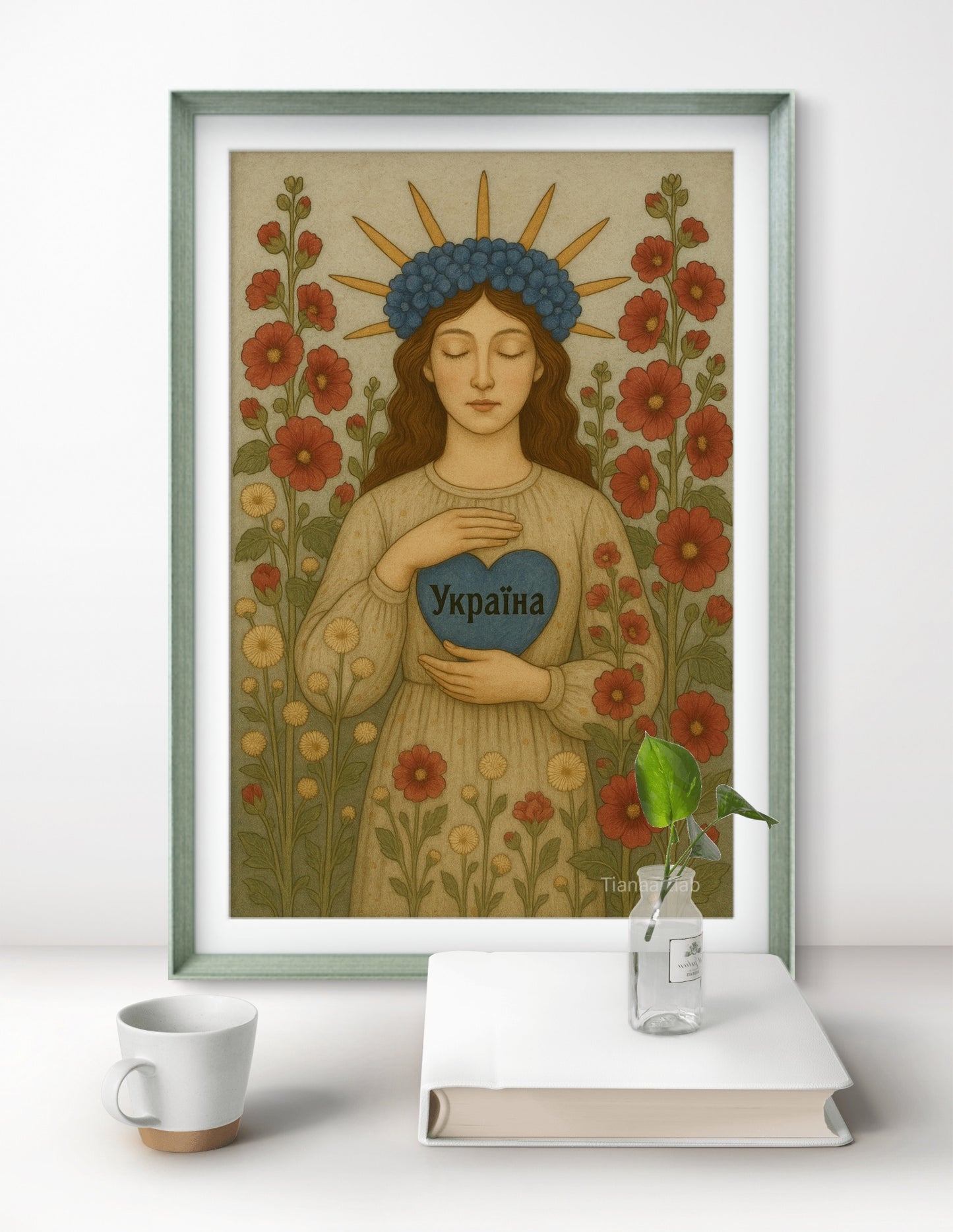 Ukrainian Poster Ukraine in Heart