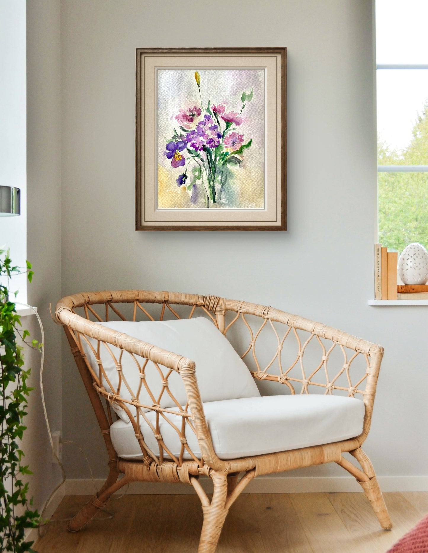 Watercolor Floral Poster