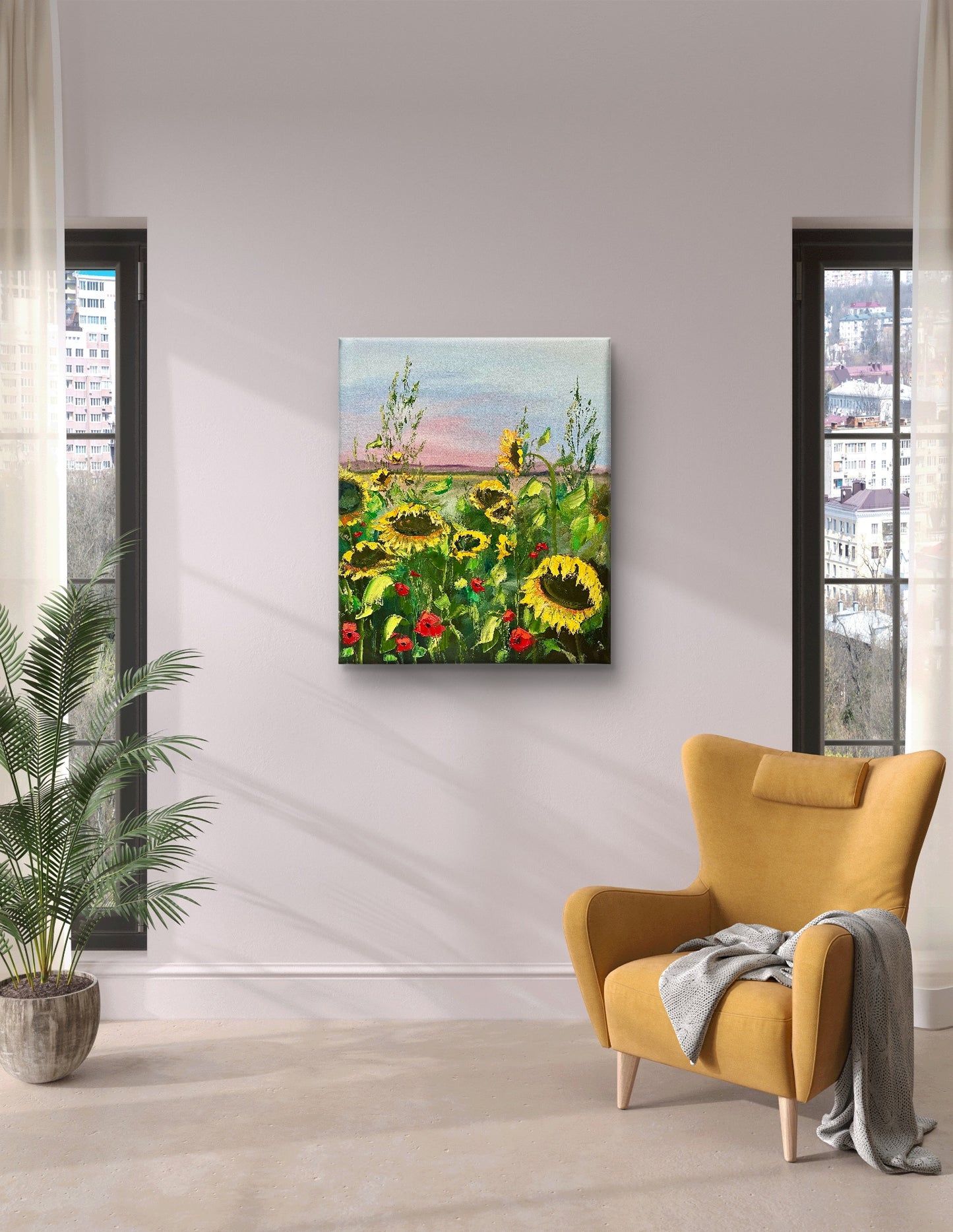 Sunflower Original Wall Art