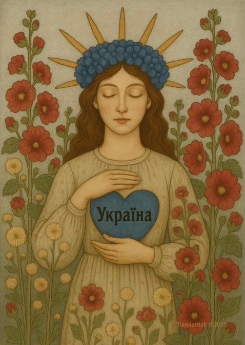 Ukrainian Poster Ukraine in Heart