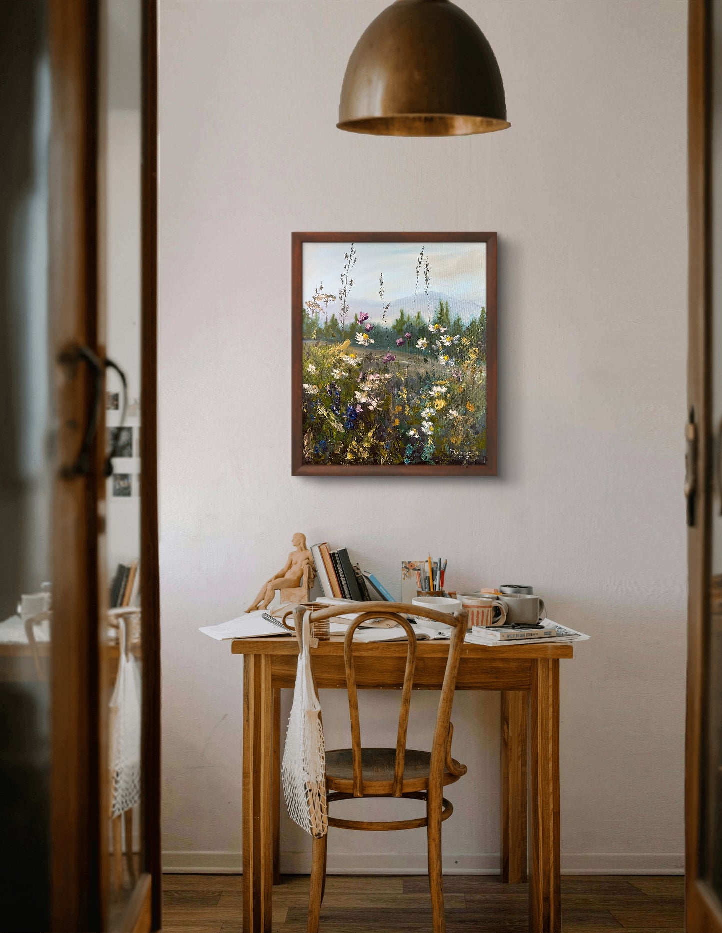 Wildflower Wall Art Canvas Art Print