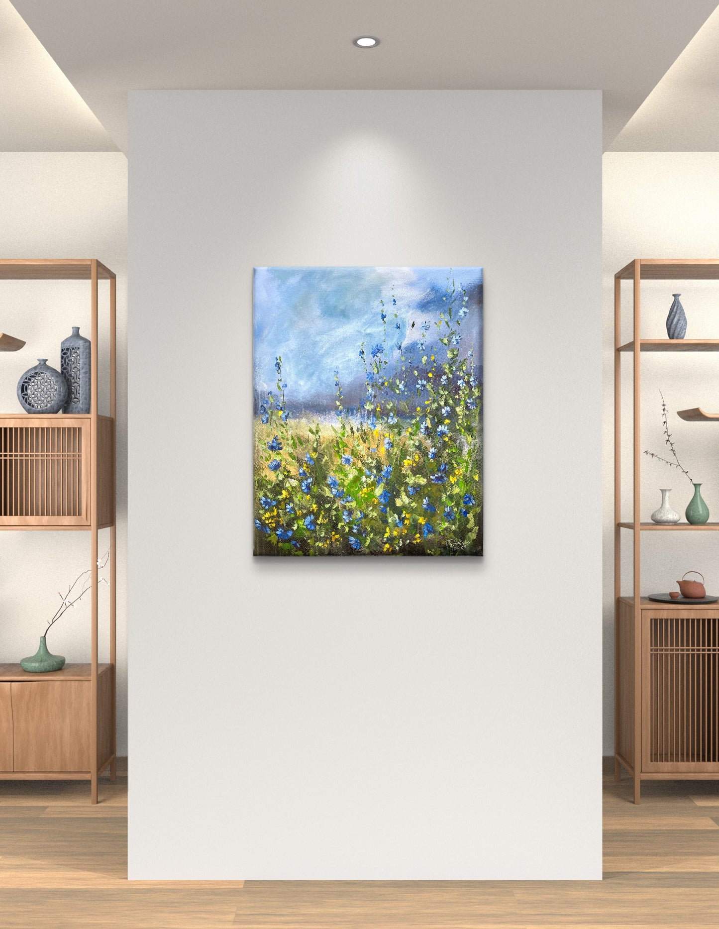 Wildflower Painting Original Floral Wall Art