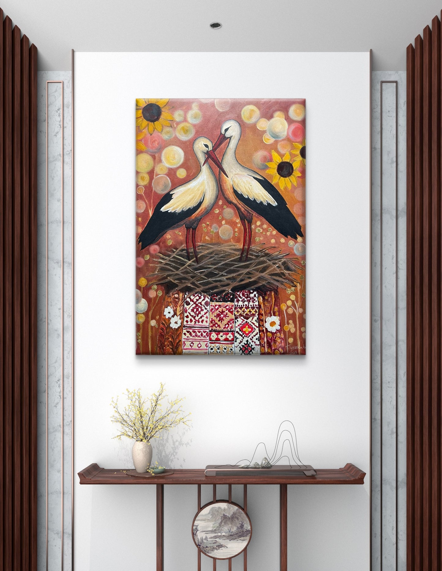 “Homecoming” Original Ukrainian Wall Art