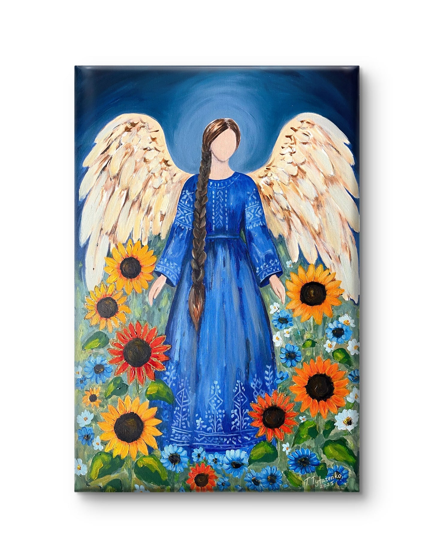 Angel of Light Original Wall Art Ukrainian Style Art