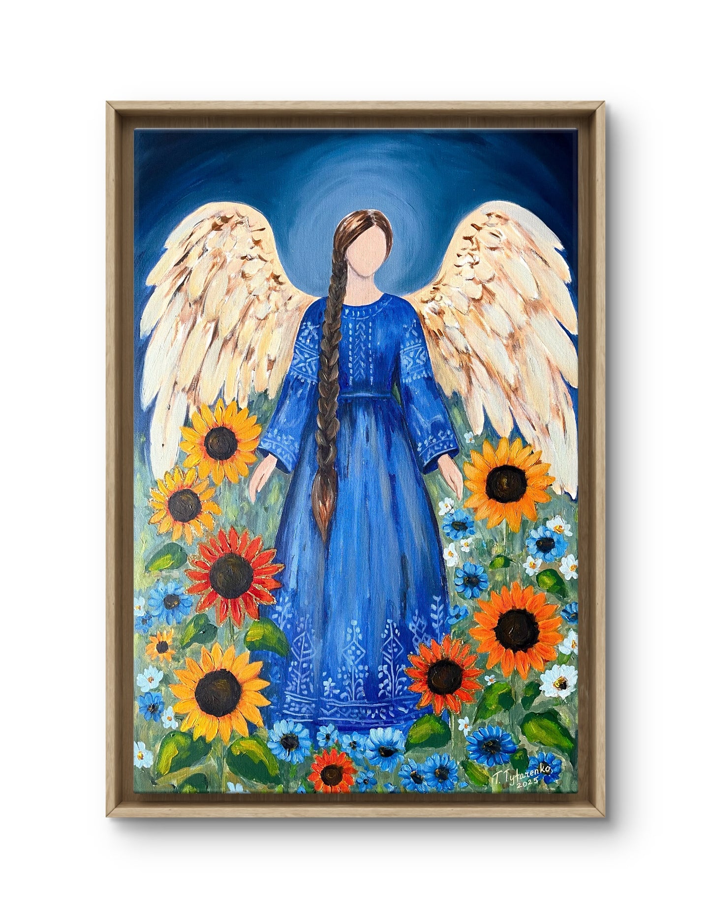 Angel of Light Original Wall Art Ukrainian Style Art