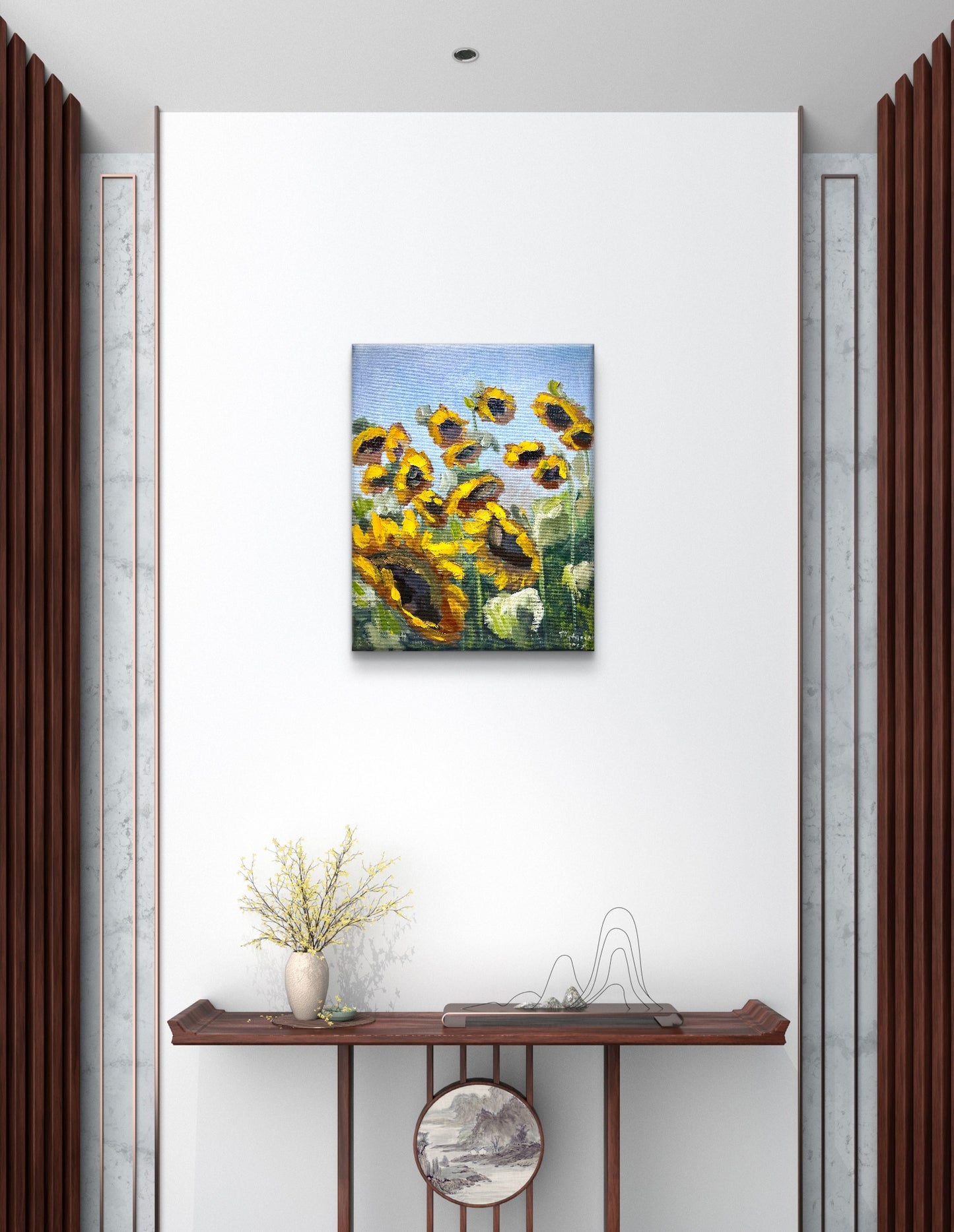Where Sun Rises Original Wall Art 16x20 inch