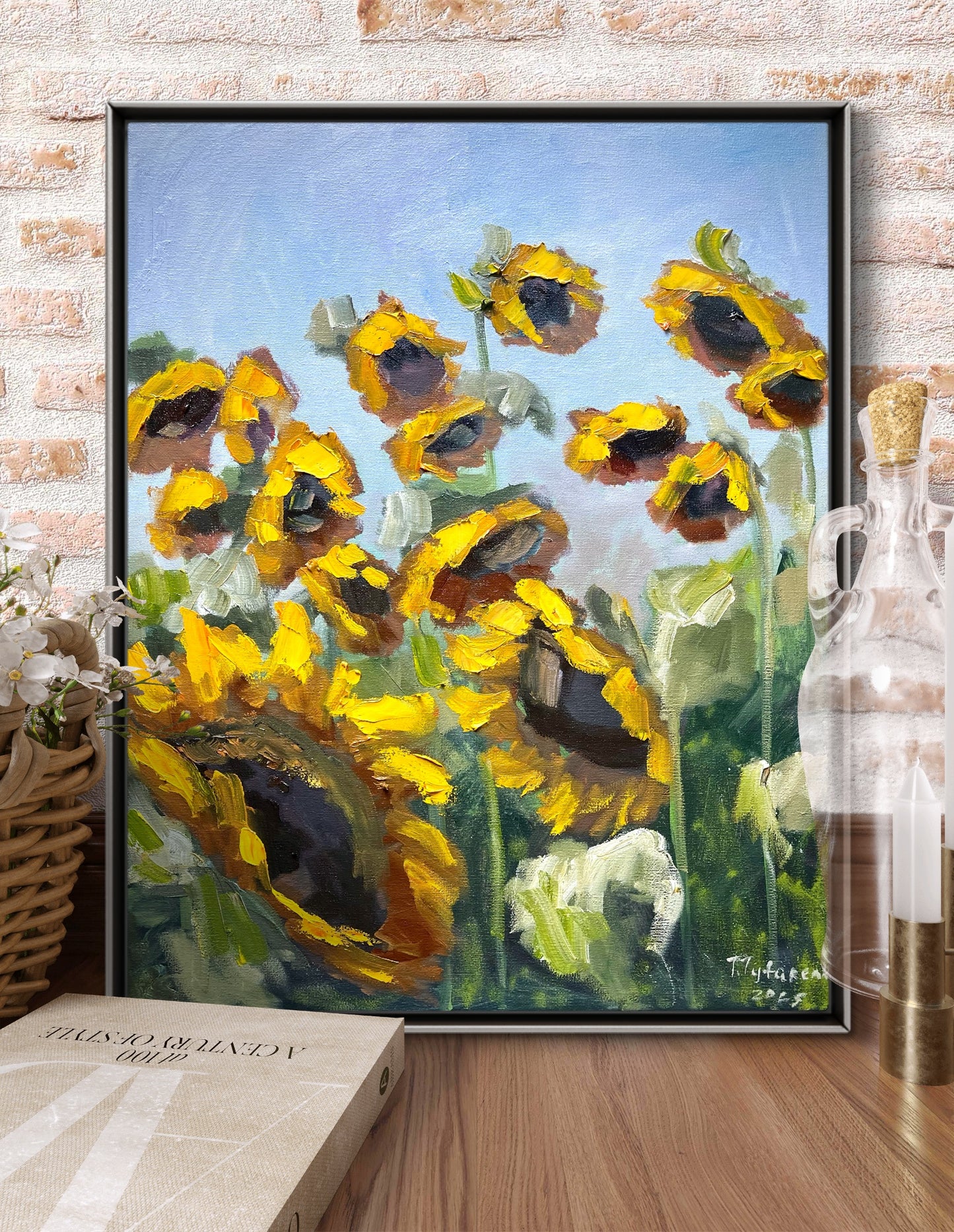 Where Sun Rises Original Wall Art 16x20 inch